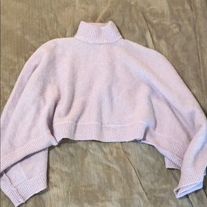 Turtleneck crop top